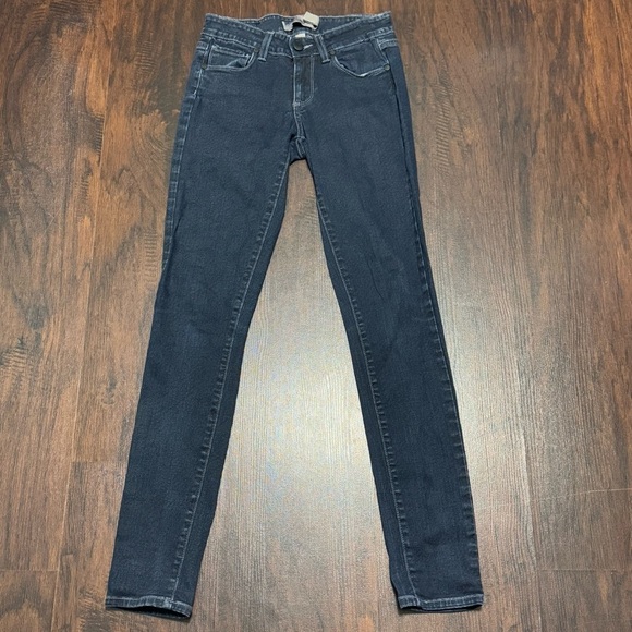 Paige Jeans Verdugo Jeggings Blue Skinny Jeans Modern Size 25 GuC - Picture 2 of 12